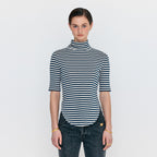 EENK EENK T-Shirt High Neck Stripe