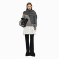YCH SHIRRING SKIRT LAYERED TOP GREY (W24TO10011GY)