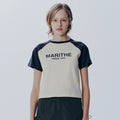 MARITHÉ+FRANҪOIS GIRBAUD W RAGLAN REGULAR LOGO TEE navy