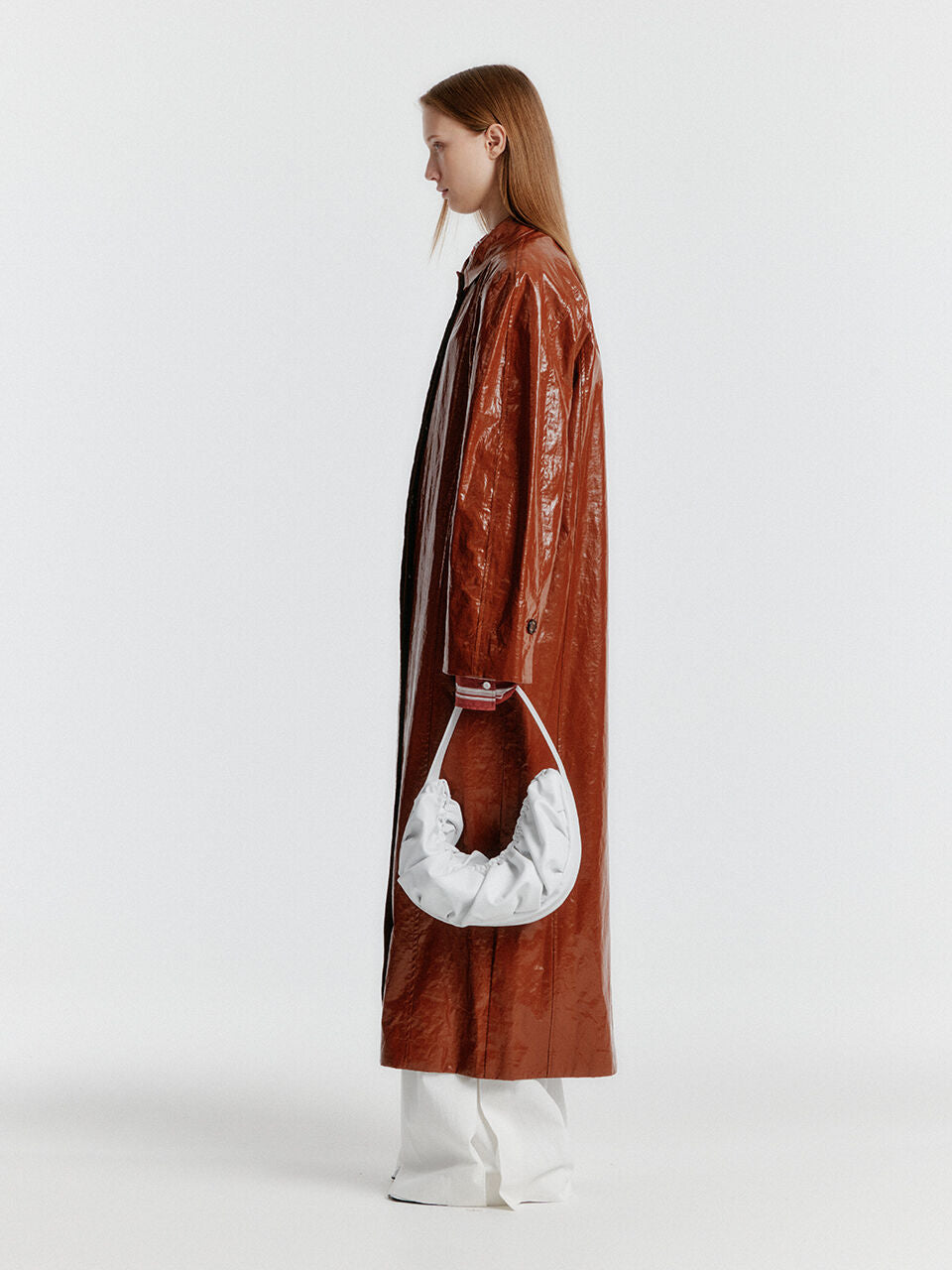 EENK YELLISA Single-breasted Coat - Brown