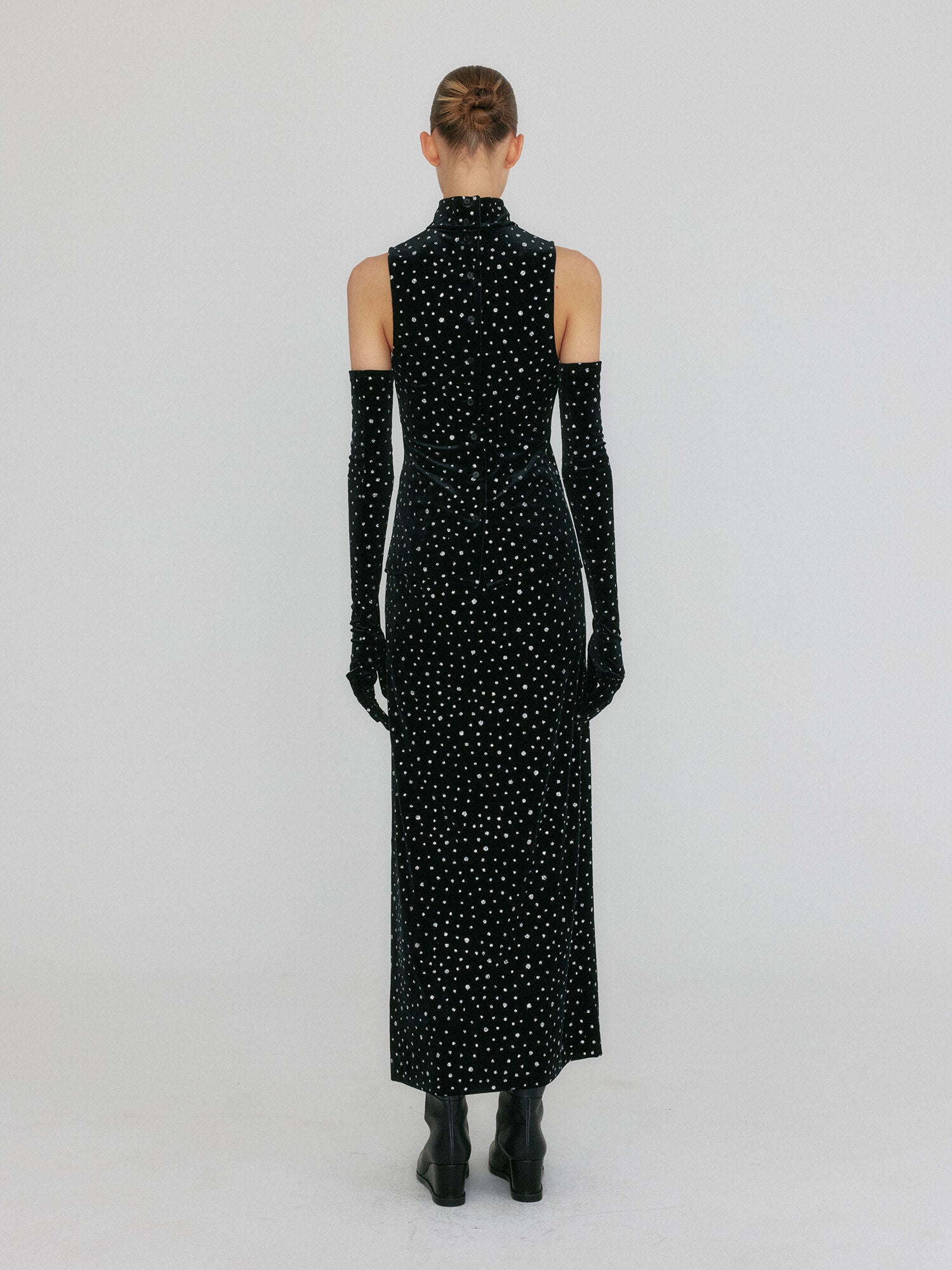 EENK ZACQLIN Straight Skirt - Jazzy Black