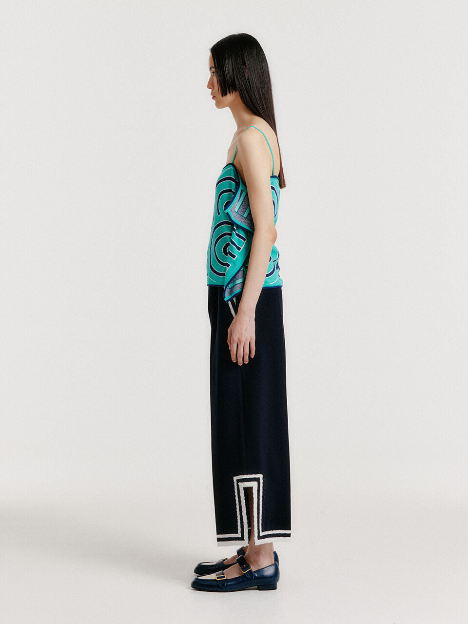 EENK EENK Pants Contrast Wide