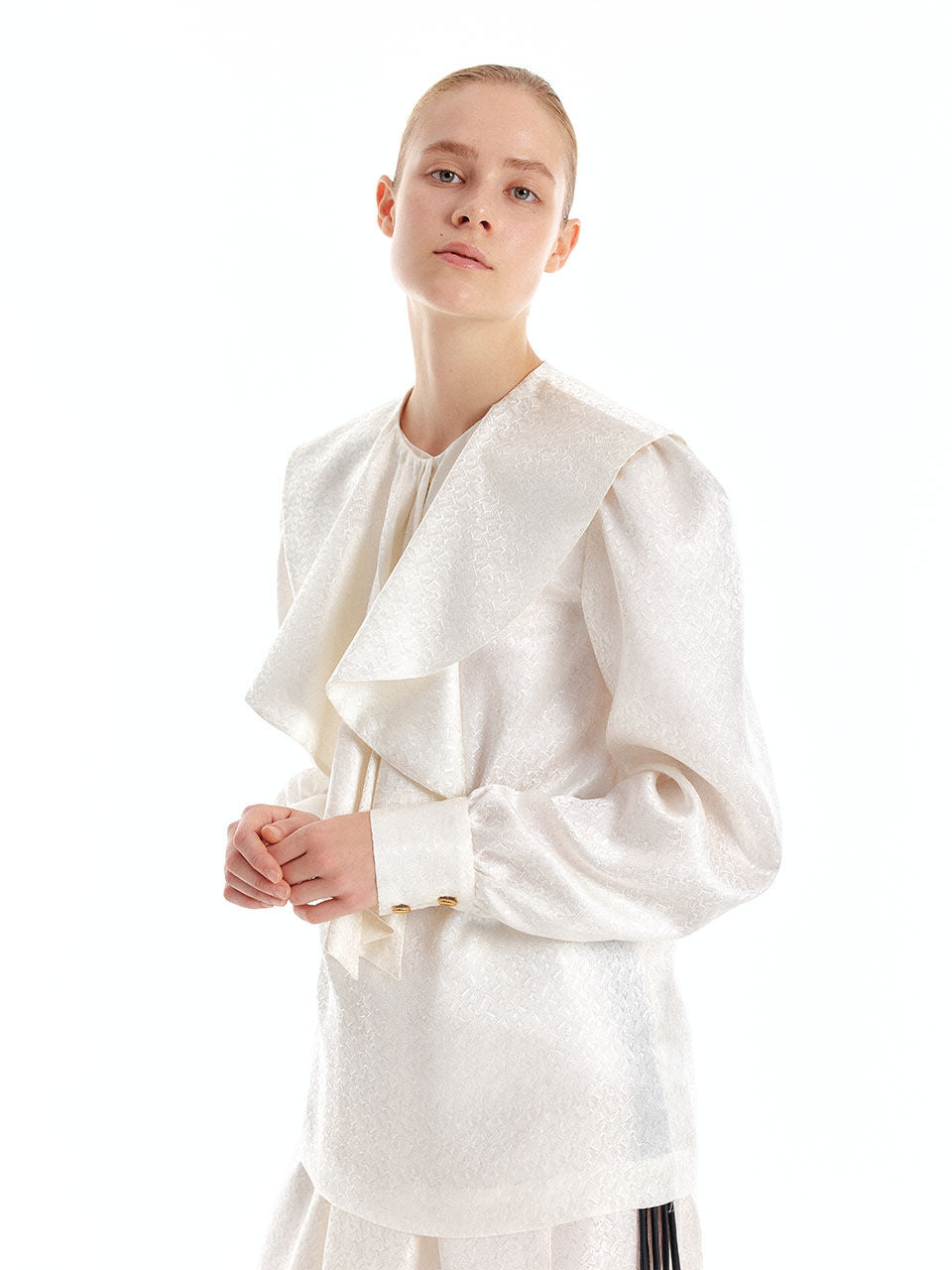 EENK EENK Blouse Ruffled Collar