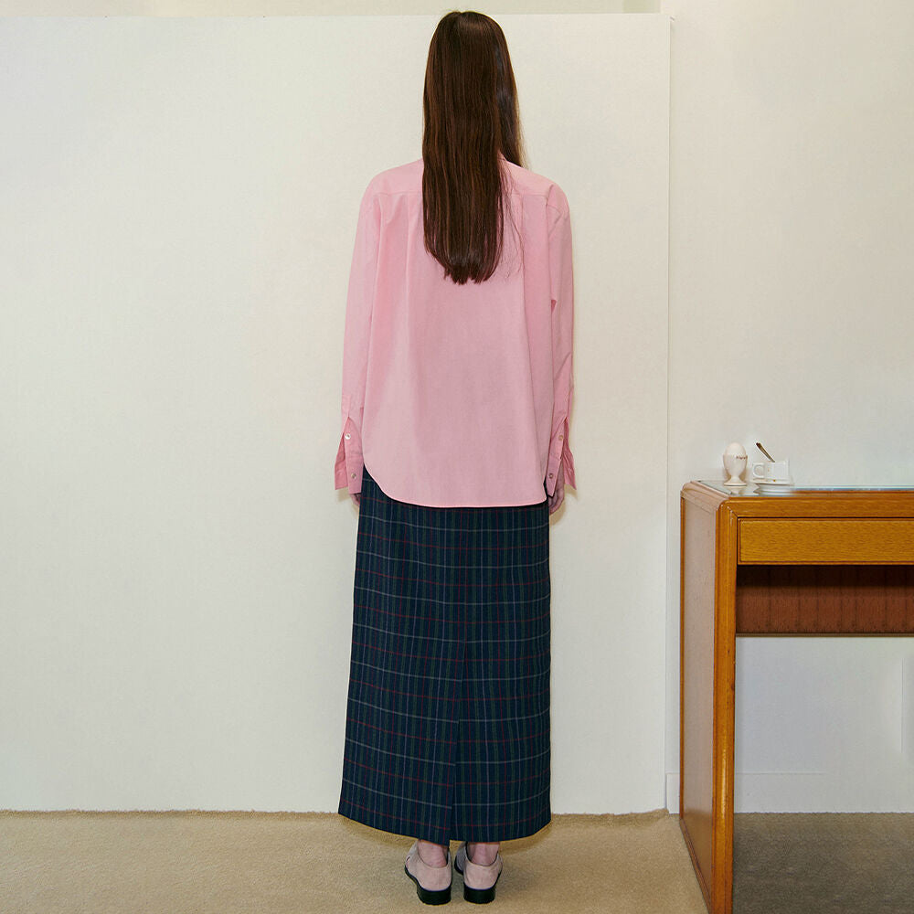 SINOON Classic Cotton Shirt (Light Pink)