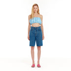 EENK EENK UCO Denim Biker Shorts - Denim Blue