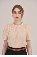 L'AUTRE DE MIN [Add color] Lautre Jane Puff Butter Blouse