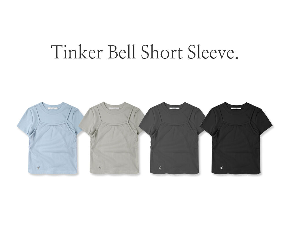 VIVACIOUS Tinker Bell Short Sleeve CHARCOAL