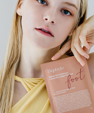 BYPHYTO Coconut Kiss Collagen Foot Mask (4 sheets)