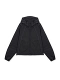 MATIN KIM MATIN KIM Cropped Back Logo Hoody Wind Breaker