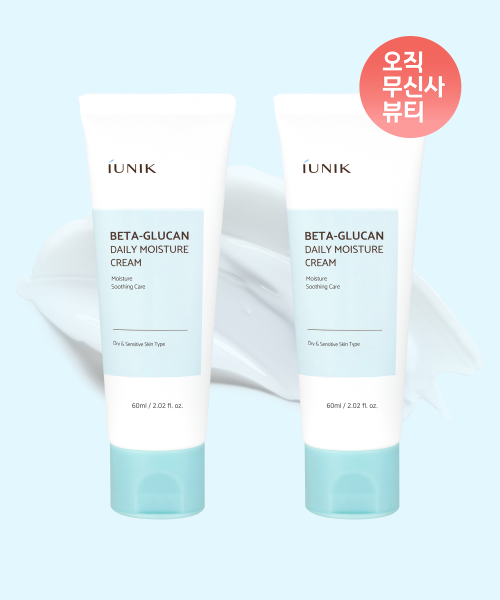 iUNIK Beta Glucan Daily Moisture Cream 60ml (2 units)