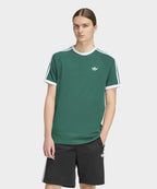 ADIDAS Men's Green 3-Stripe T-Shirt