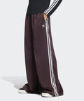 ADIDAS ADIDAS Satin Wide Leg Track Pants - Shadow Brown