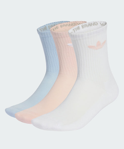 ADIDAS ADIDAS Trefoil Cushion Crew Socks Size L