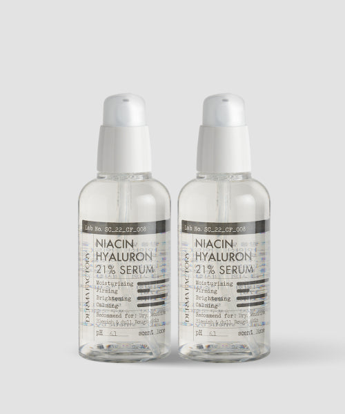 DERMAFACTORY Derma Factory Niacin Hyaluron 21% Serum 80ml 2pcs