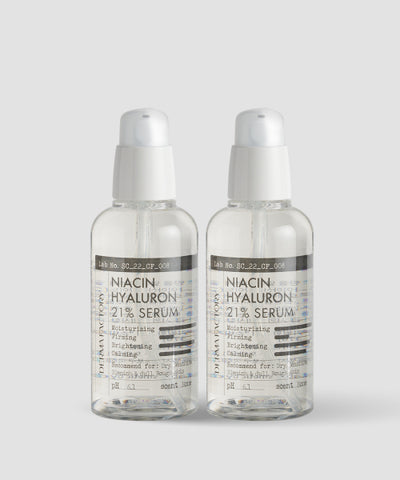 Derma Factory Niacin Hyaluron 21% Serum 80ml 2pcs