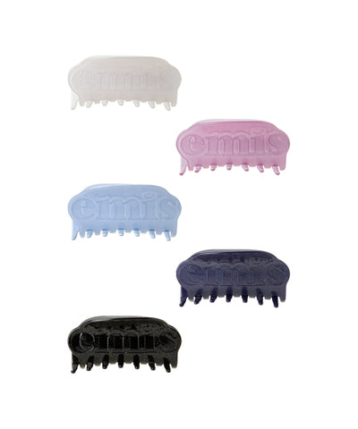 EMIS Glitter Logo Hair Claw Clip