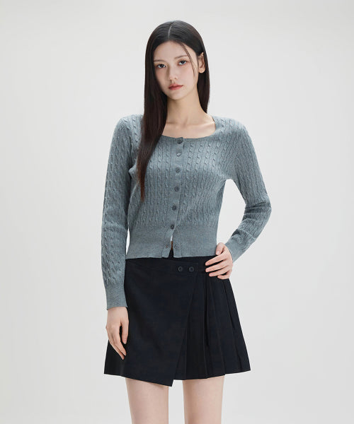 MIXXO MIXXO Cardigan Square Neck