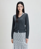 MIXXO MIXXO Cardigan Halterneck Layered Loose Fit