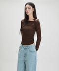 MIXXO MIXXO Knitwear Ribbon One-Shoulder Pullover