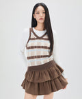 MIXXO MIXXO Check Pattern Vest S