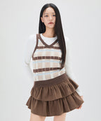 MIXXO MIXXO Check Pattern Vest S