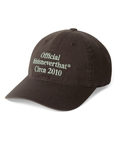 THISISNEVERTHAT THISISNEVERTHAT Times Cap Dark Brown