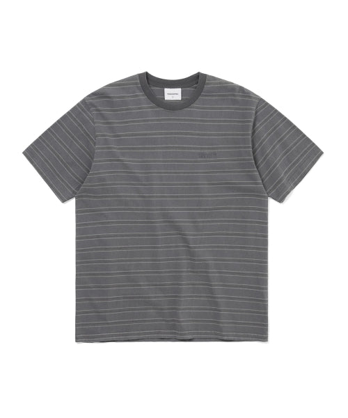 THISISNEVERTHAT THISISNEVERTHAT Washed Striped Tee Grey