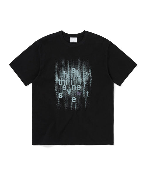 THISISNEVERTHAT THISISNEVERTHAT Brushed Paint Tee Black
