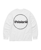 THISISNEVERTHAT THISISNEVERTHAT C-Logo Wale L/S Tee White