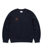 THISISNEVERTHAT THISISNEVERTHAT Basic Note Crewneck Navy