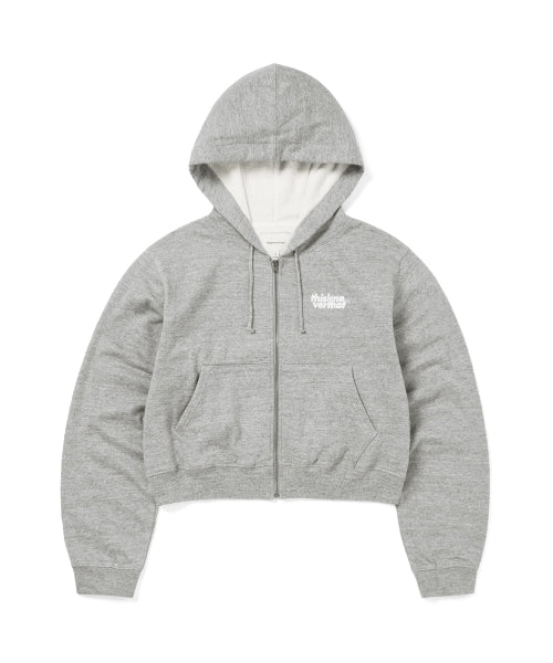 THISISNEVERTHAT THISISNEVERTHAT Hoodie Zip Up Heather Ash Grey