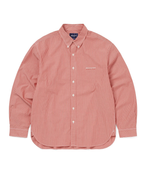 THISISNEVERTHAT THISISNEVERTHAT DSN Striped Shirt Red