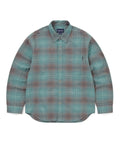 THISISNEVERTHAT THISISNEVERTHAT Flannel Check Shirt Teal