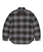 THISISNEVERTHAT THISISNEVERTHAT Flannel Check Shirt Off Black