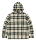 THISISNEVERTHAT THISISNEVERTHAT Flannel Hooded Check Shirt Green