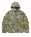 THISISNEVERTHAT THISISNEVERTHAT Crochet Knit Zip Hoodie Olive Green