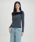 MIXXO MIXXO Off-shoulder Slim Pullover C
