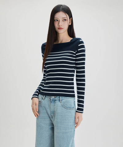 MIXXO Off-shoulder Slim Pullover C