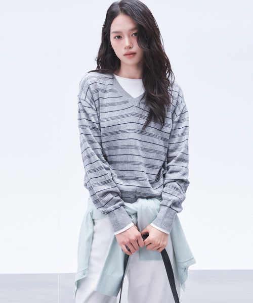 MIXXO MIXXO V-neck loose fit pullover S