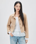 MIXXO MIXXO Jacket Button Fake Suede
