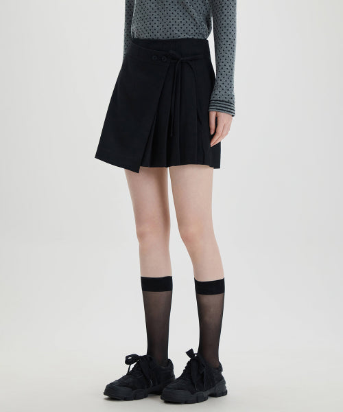 MIXXO MIXXO Wrap Pleated Skirt Women S