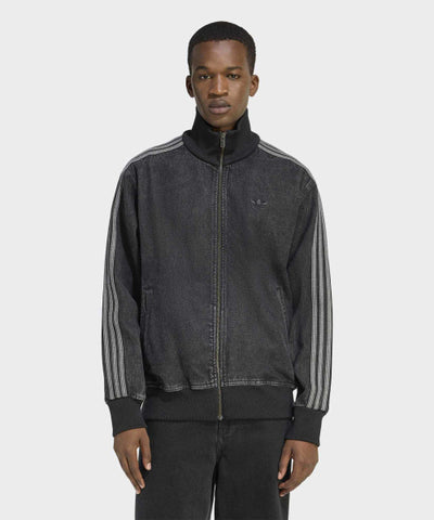 ADIDAS Denim Firebird Track Top - Black