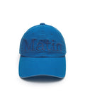 MATIN KIM MATIN KIM Logo Washed Ball Cap in Blue
