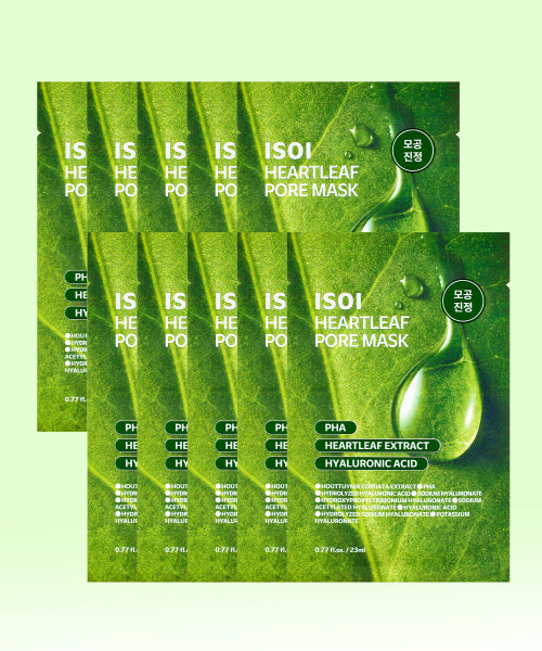 ISOI ISOI Houttuynia Cordata Pore Mask 23ml, 10 Sheets