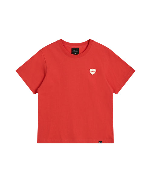 EMIS EMIS T-Shirt Heart Rubber Patch - Red