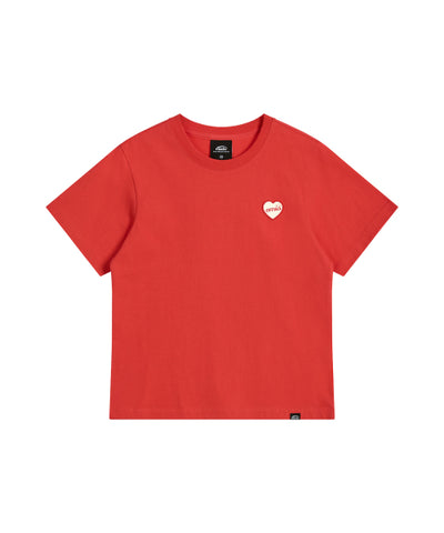 EMIS T-Shirt Heart Rubber Patch - Red