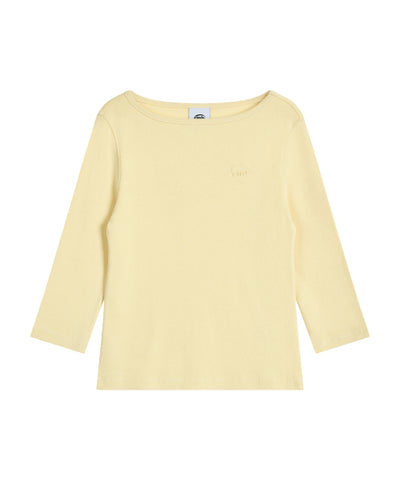 EMIS T-Shirt Boat Neck 3/4 Sleeve - Yellow