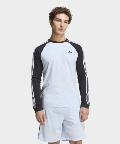 ADIDAS 3-Stripe Long Sleeve T-Shirt - Size