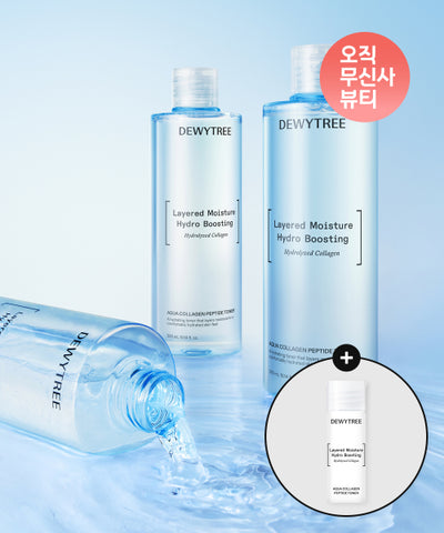 Aqua Collagen Peptide Toner 300ml x 2 (Toner 9ml provided)
