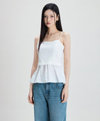 MIXXO MIXXO T-Shirt Hem Ruffle Bustier